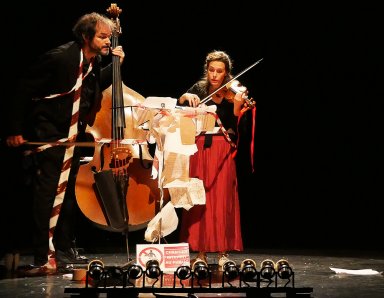 Le Concert Malmené - Pascal Peroteau - Marie Rouquié - Photos © Cie TC Spectacles